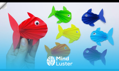 DIY Moving Paper FISH Easy Paper Crafts