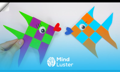 DIY Moving Paper FISH Easy Paper Crafts How to make paper fish