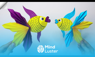 Cute FISH DIY Moving Paper FISH Easy Paper Crafts