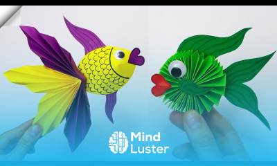 Cute paper fish 4 easy Craft ideas Moving PAPER TOYS