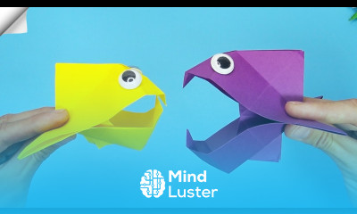 3d Paper FISH piranha DIY Moving Paper FISH