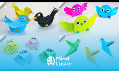 5 DIY paper crafts Paper birds