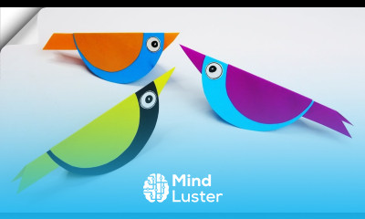 DIY paper toys Easy paper birds DIY paper crafts