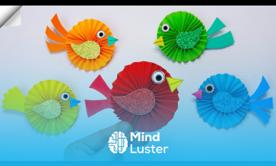 DIY paper toys Easy paper birds DIY paper crafts