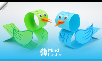 3d Paper birds DIY paper toys