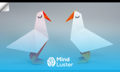 Paper goose Origami goose easy