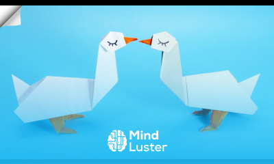 Origami goose easy Paper goose