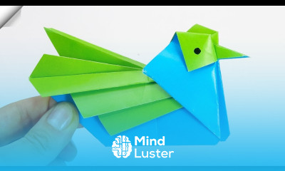 Easy paper birds Origami bird