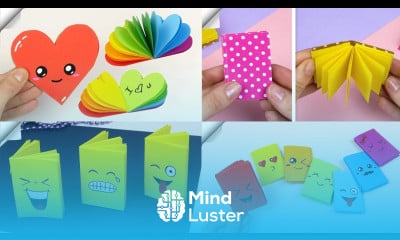 4 DIY mini notebook How to make notebook