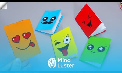 DIY notebook DIY MINI NOTEBOOKS from ONE SHEET OF PAPER Paper craft for school