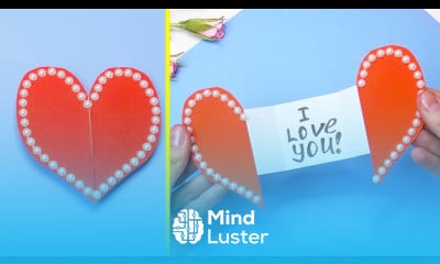 HEART CARD Easy diy paper crafts heart card