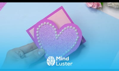 HEART CARD Easy diy paper crafts heart card