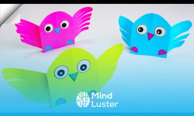 DIY paper toys Easy paper birds