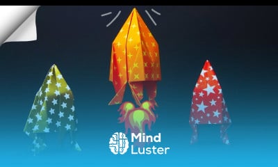 Paper rocket flying Paper toy antistress