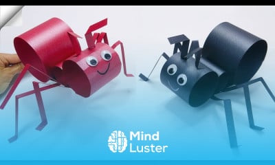 Funny Walking paper Ants Moving paper toys