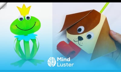 7 DIY paper crafts Moving paper toys