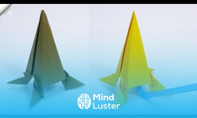 Crafts ideas Paper rocket flying Paper toy antistress