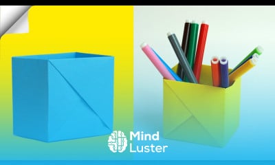 How To Make A Paper Box of 1 sheet of paper DIY paper box DIY easy paper crafts