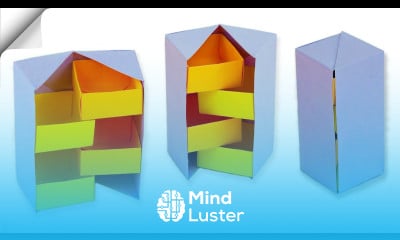 How to make a paper box DIY Secret Stepper Box Easy paper crafts