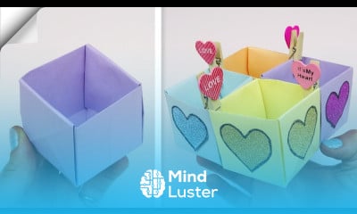 How to make paper box DIY paper box easy