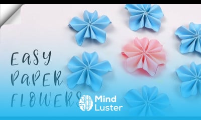 Easy Paper Flowers Flower Making DIY paper crafts