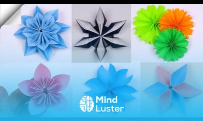 6 Easy Paper Flowers Flower Making DIY paper crafts