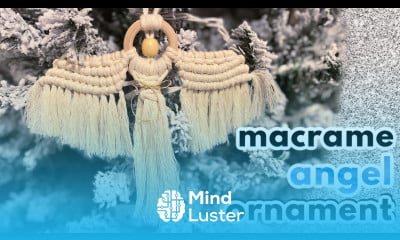 Macrame Angel Tutorial DIY Christmas Ornament