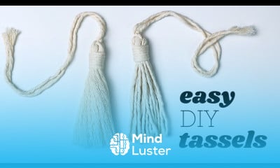 Super EASY Macrame Tassel DIY