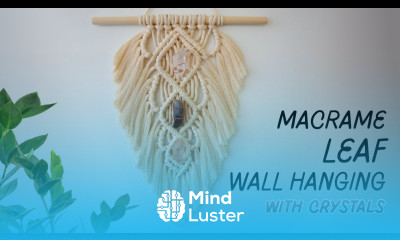 Macrame Leaf Feather Wall Hanging Free Pattern