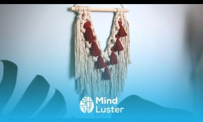 DIY Boho Macrame Wall Hanging With Tassels