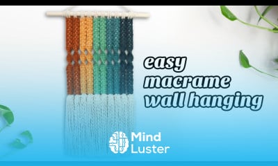 Easy Colorful Macrame Wall Hanging New Design
