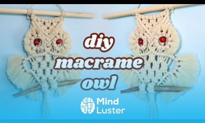 Easy Macrame Owl Wall Hanging Tutorial