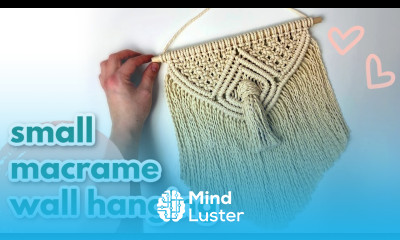 Small Macrame Wall Hanging Easy DIY Tutorial