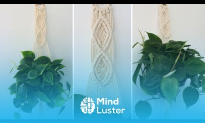 Macrame Wall Plant Hanger Tutorial Woven Diamonds