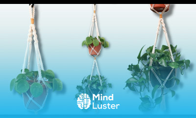 How To Make A Double Macrame Plant Holder DIY Tutorial