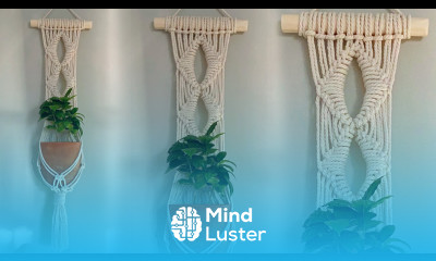 Macrame Wall Plant Hanger New Pattern