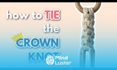 Macrame Crown Knot Step by Step Tutorial