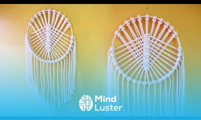 DIY Macrame Dream Catcher Easy Tutorial