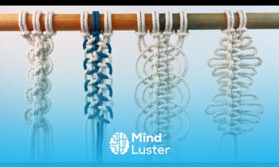 Square Knot Macrame Variations 4 WAYS Macrame for Beginners