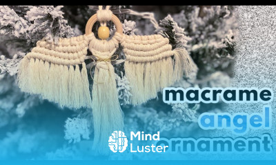 Macrame Angel Tutorial DIY Christmas Ornament