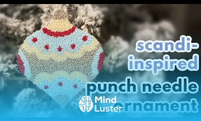 Punch Needle Ornaments DIY Scandinavian Inspired