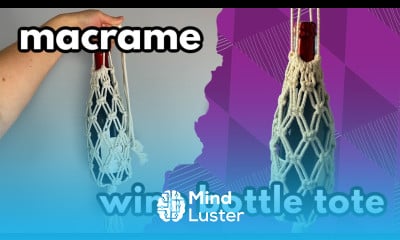 Macrame Wine Bottle Holder Pattern