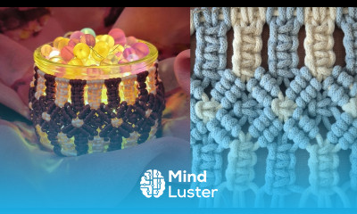 DIY Macrame Flower Pattern for Lantern or Bag