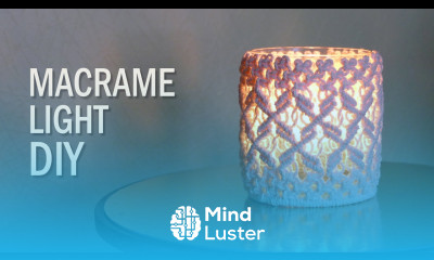 DIY Macrame Light Cover Boho Style Lighting Ideas