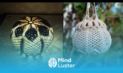 DIY Macrame Lantern Flower Pattern Tutorial
