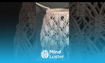 DIY Macrame Lantern EASY macrame diy