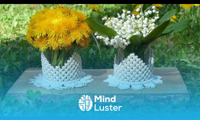 DIY Macrame Vase Tealight