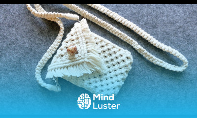 DIY Macrame Bag with Strap for Phone