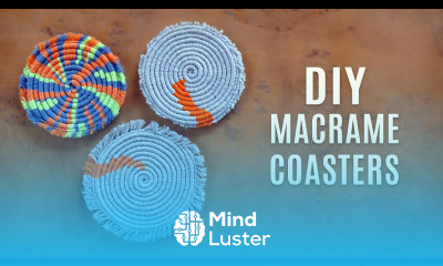 DIY Round Macramé Coasters Table Decor Ideas