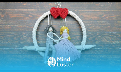 DIY Easy Macrame Dolls Girl  Boy Valentine s Day Gift ideas